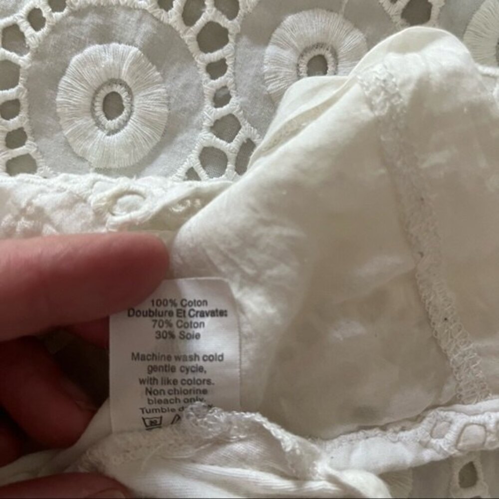 Jcrew Eyelet Top BowTie Back Detail - Picture 10 of 10